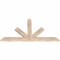 Ekena Millwork Saratoga Smooth Timber Gable Bracket, Douglas Fir, 48"W x 26"H x 1 1/2"D x 3 1/2"F, 13/12 Pitch GBW048X26X0204SAR00SDF - alternate 5